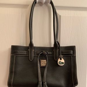 Beautiful black leather Dooney and Bourke bag